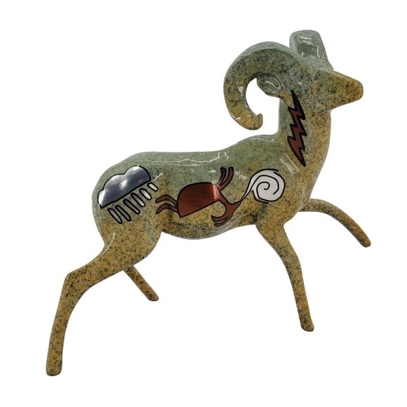 VTG Primal Visions Big Horn Sheep Figurine - Dreamer Hard To Find - Picture 1 of 9